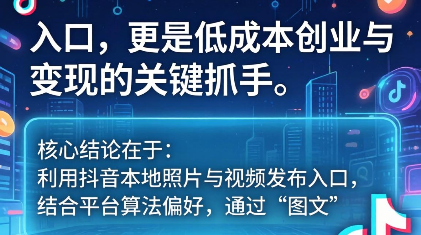抖音本地照片视频怎么赚钱