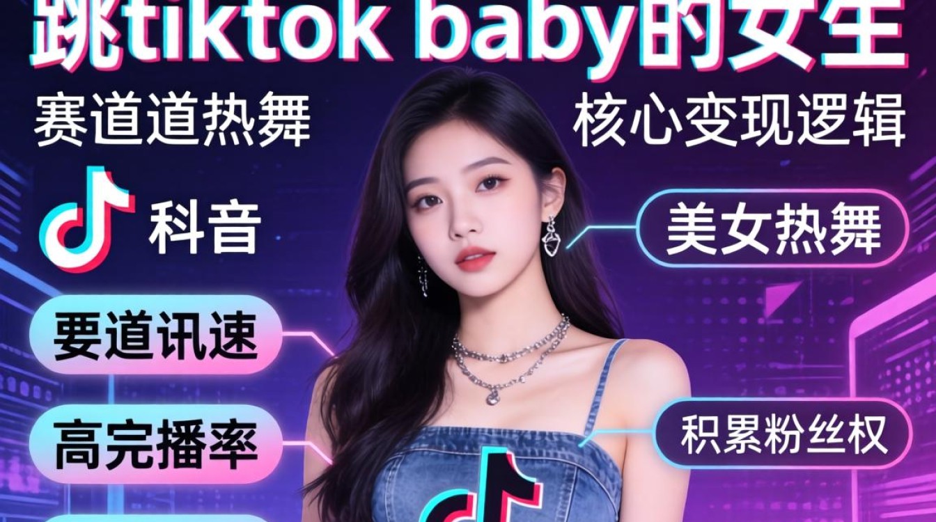 百家号跳tiktok baby的女生变现方法新手入门