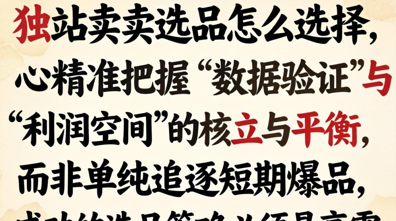 独立站卖家选品怎么选择