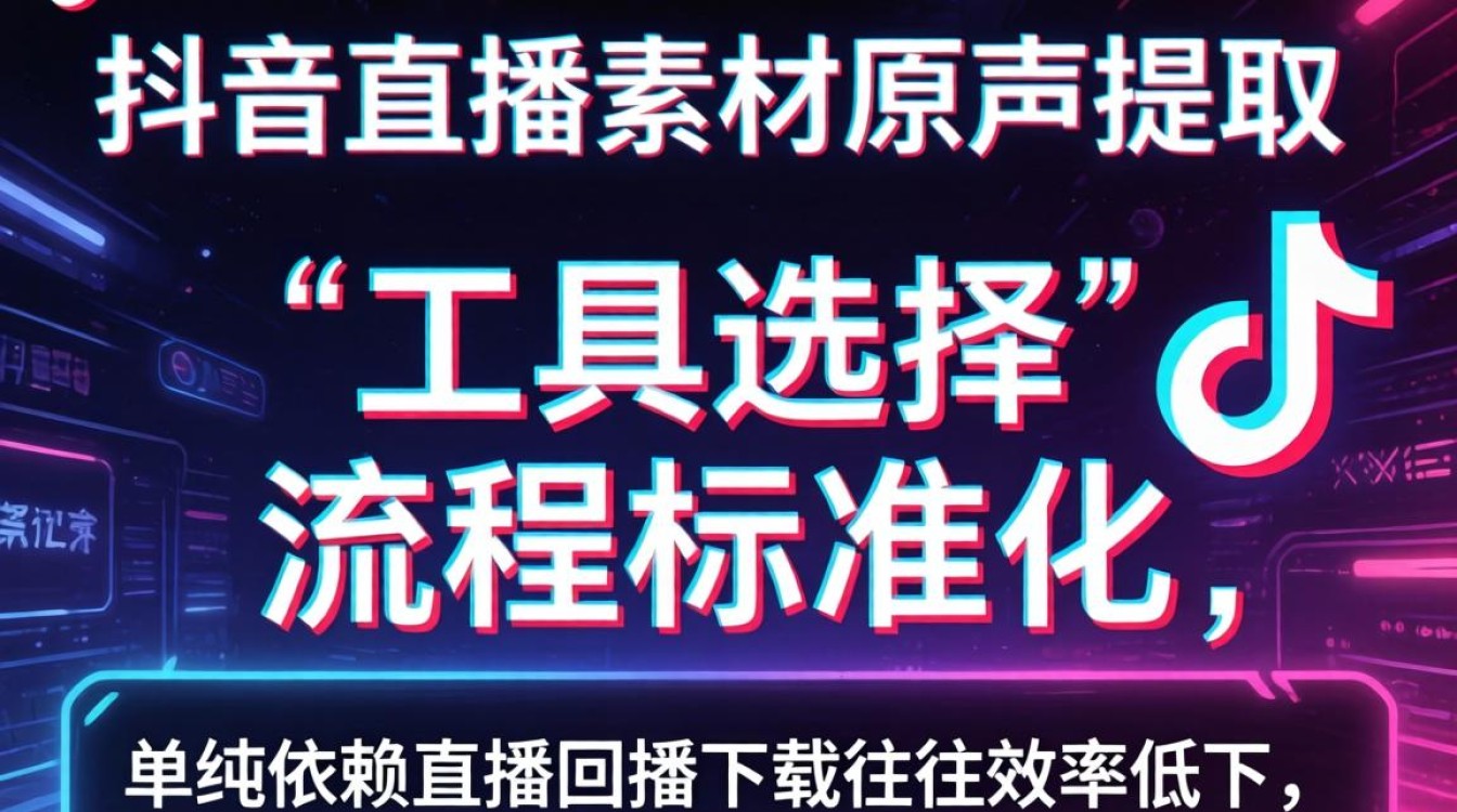 抖音直播素材原声怎么弄?直播原声素材如何快速提取 直播原声素材如何快速提取