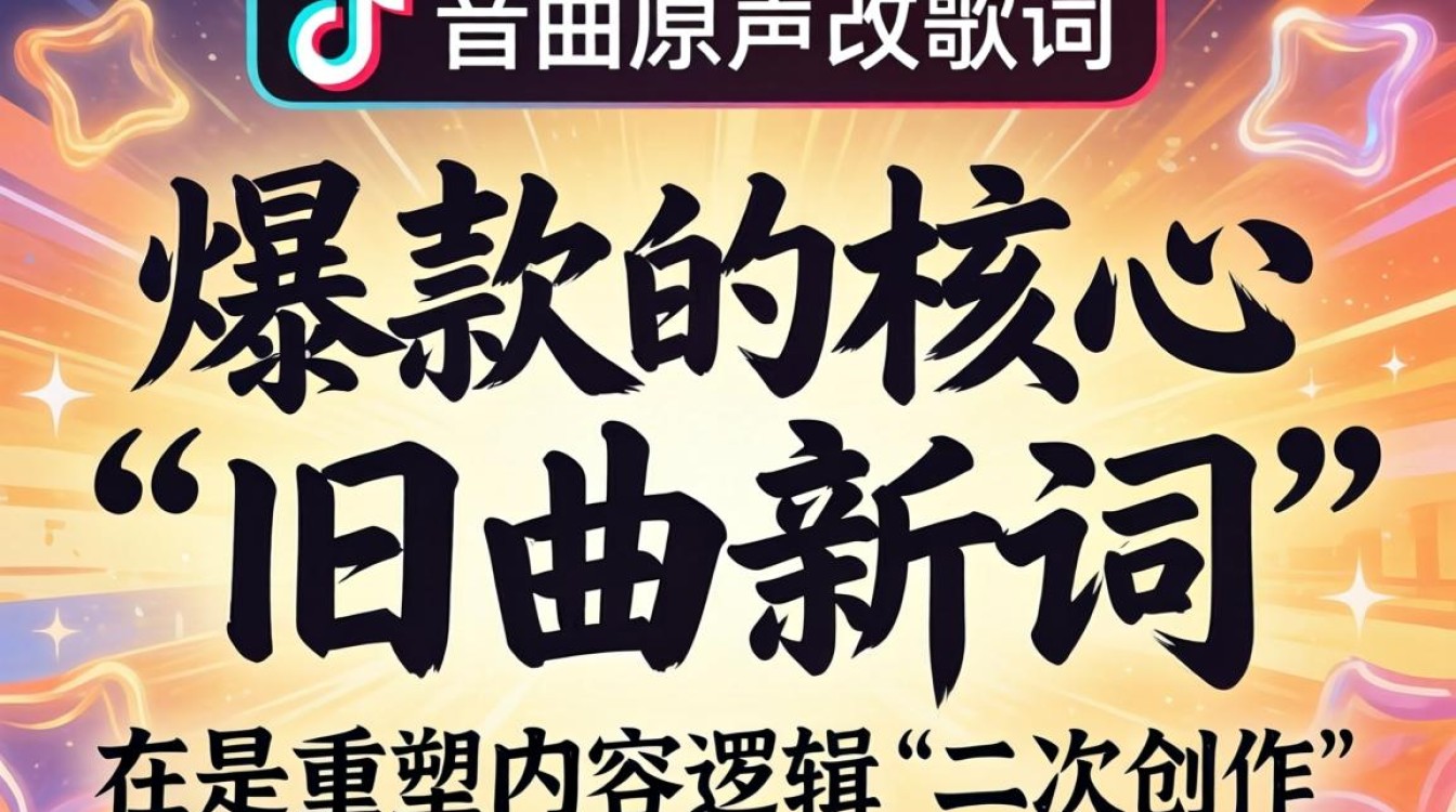 抖音歌曲原声怎么改歌词