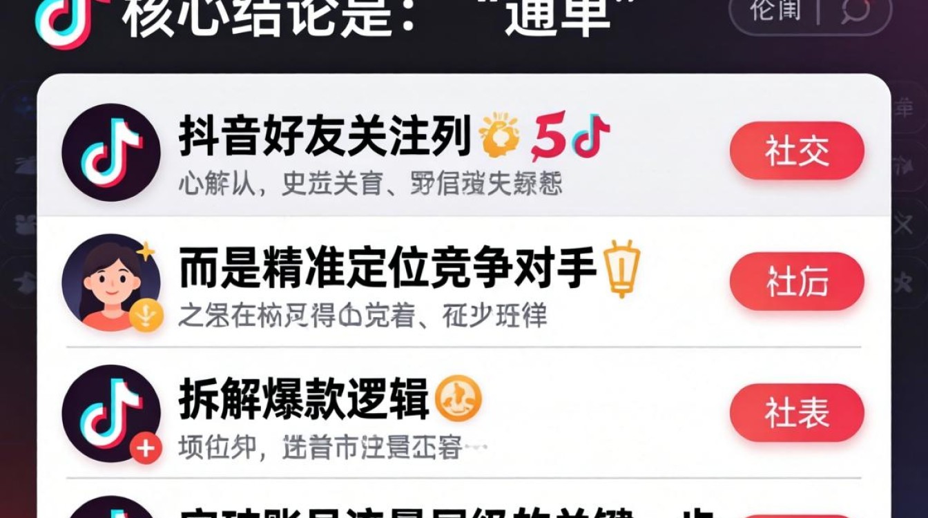 抖音怎么查看关注好友列表