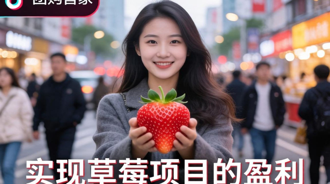 抖音团购商家怎么种草莓