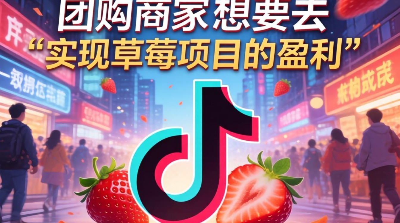 抖音团购商家怎么种草莓