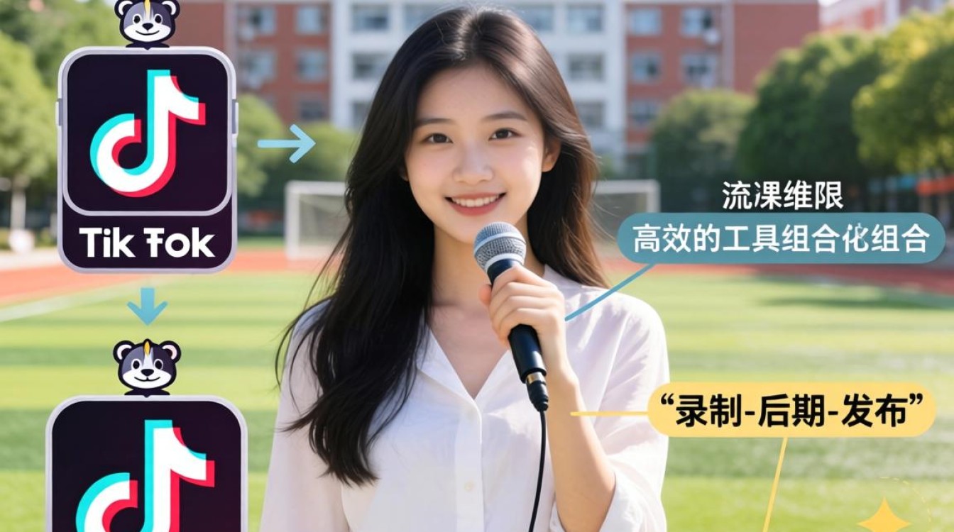 大学拍tiktok唱歌视频用什么工具