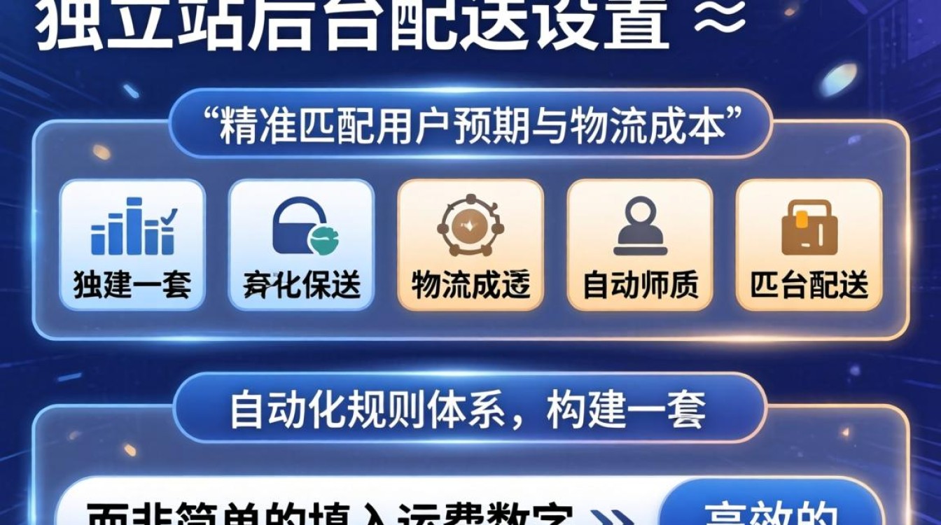 独立站后台怎么设置配送