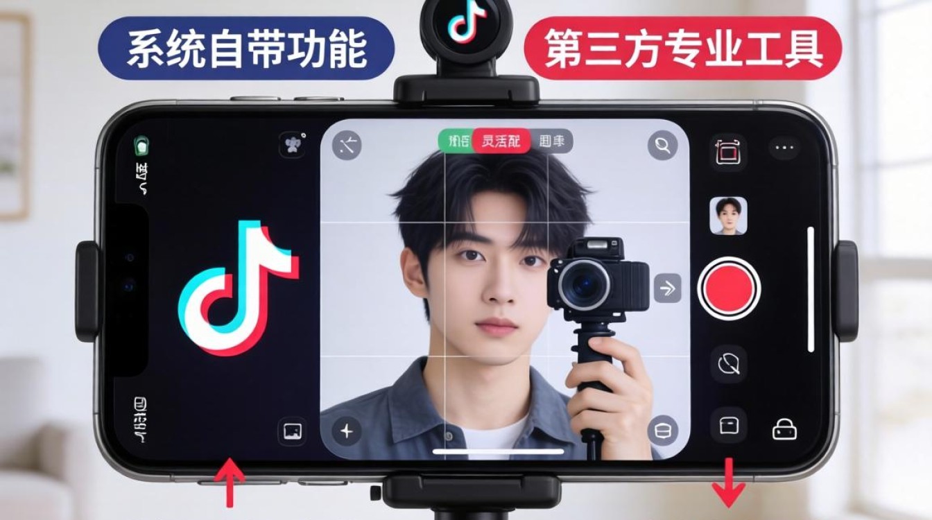 在手机上怎么抖音录屏