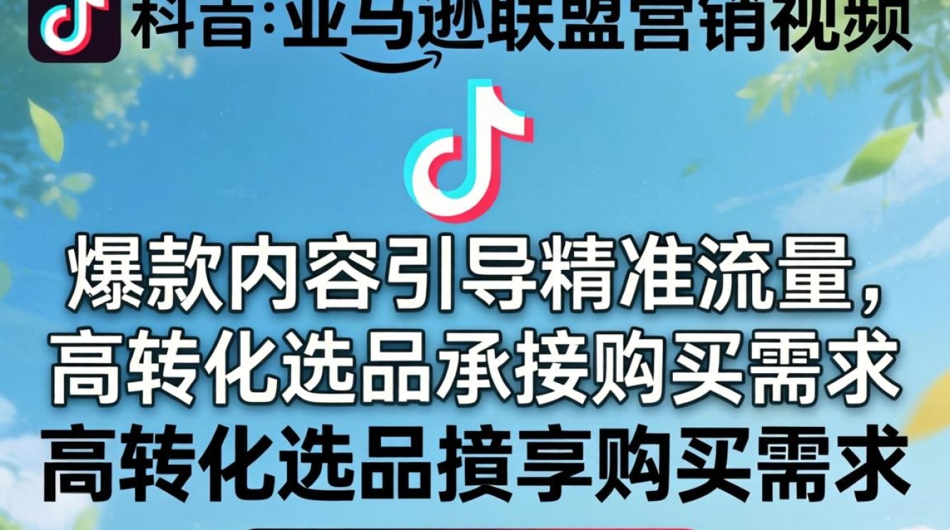 TikTok亚马逊联盟营销视频怎么做