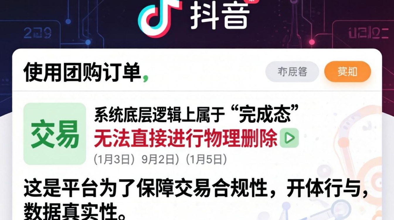 抖音已使用团购怎么删除,抖音团购订单删除不了怎么办 抖音团购订单删除不了怎么办