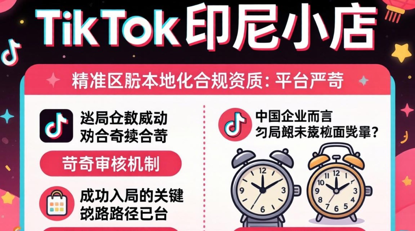 印尼TikTok小店注册条件及流程详解