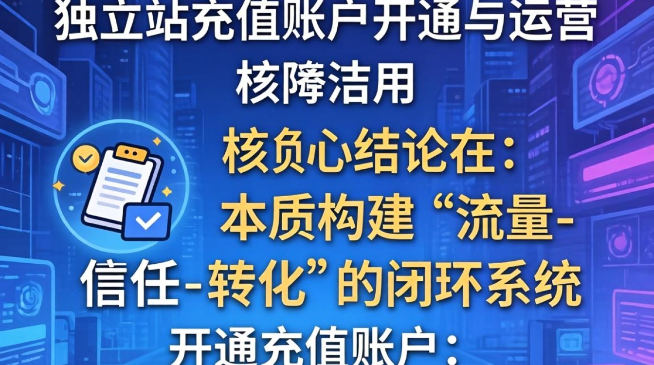 独立站充值账户开通流程