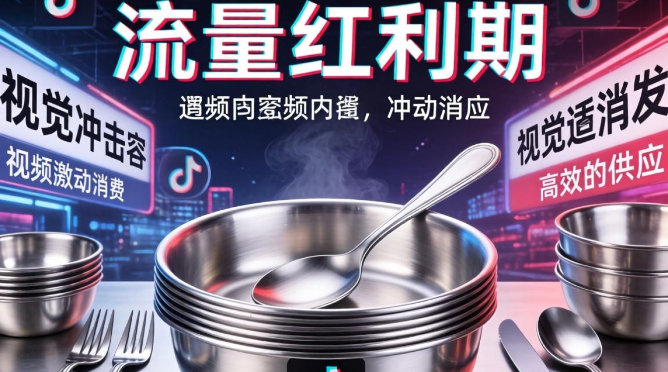 TikTok不锈钢餐具怎么做