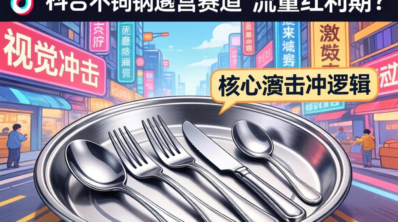 TikTok不锈钢餐具怎么做