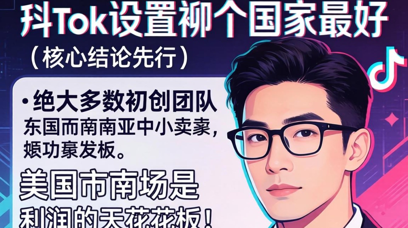 TikTok设置哪个国家最好