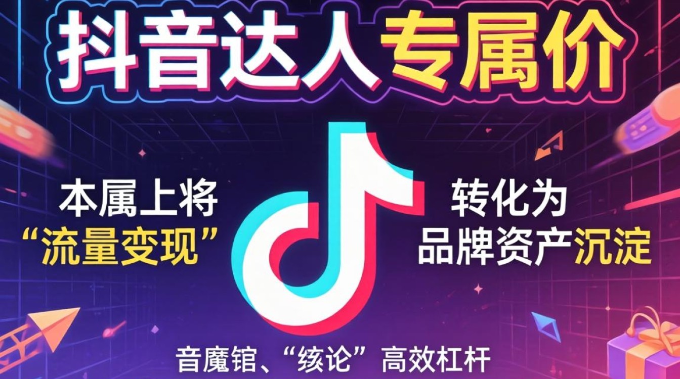 抖音怎么达到达人专属价