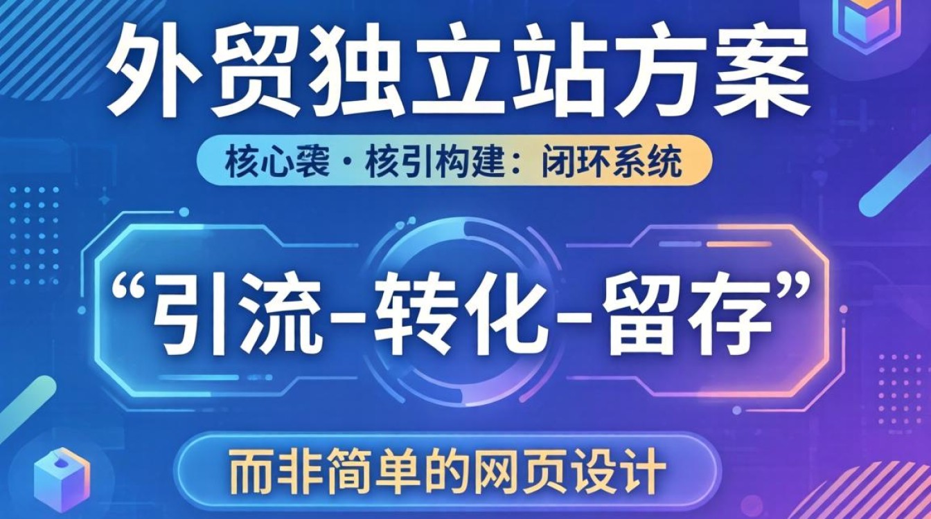 外贸独立站建站方案完整流程