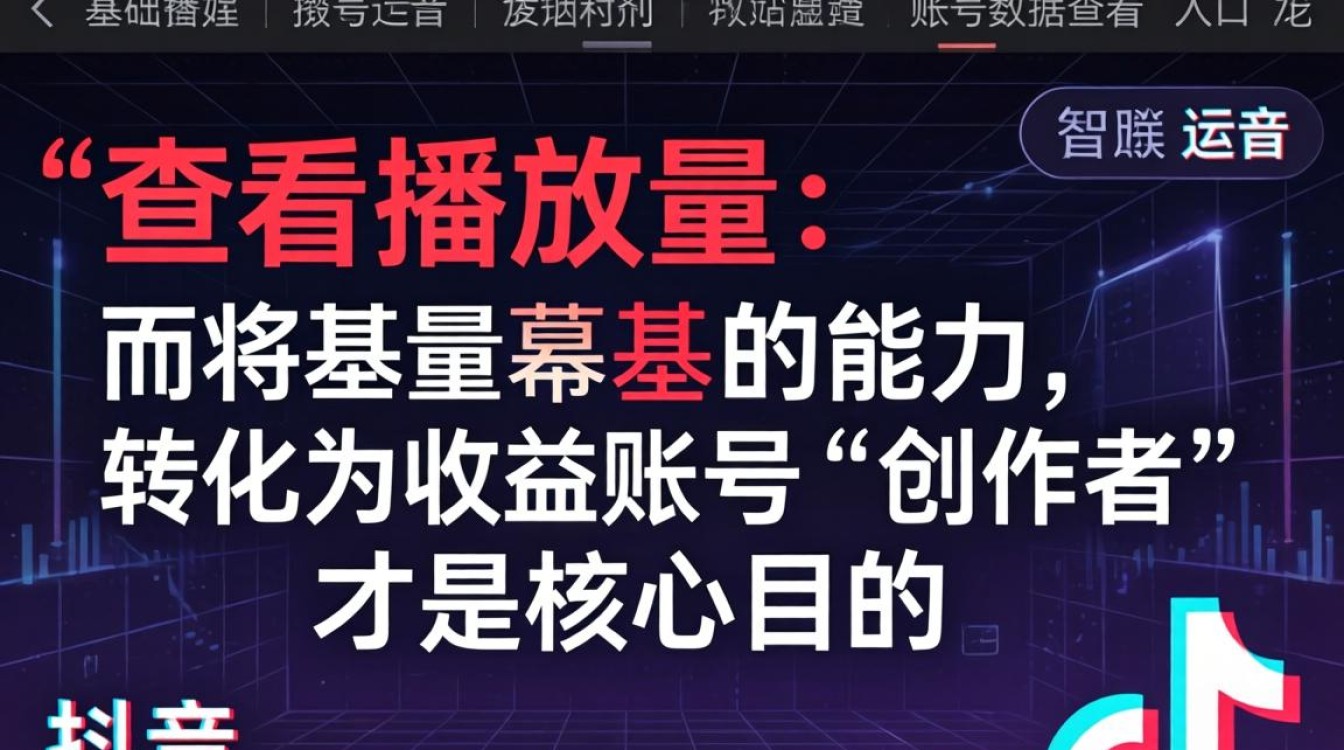 抖音有没有播放量怎么查