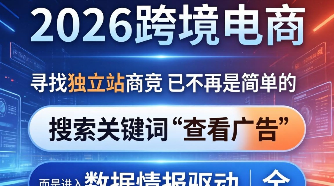 怎么找独立站竞品?2026独立站竞品分析工具推荐 2026独立站竞品分析工具推荐