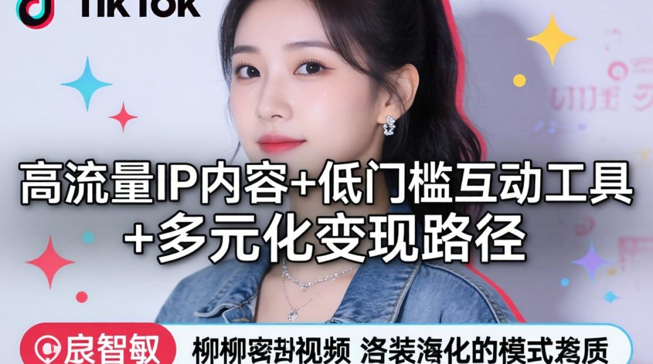 柳智敏tiktok换装商业模式是什么