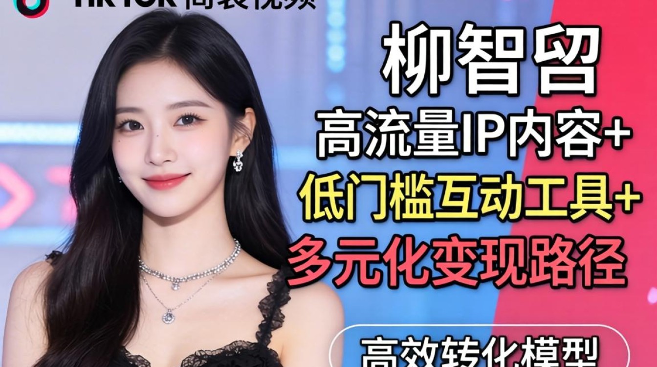 柳智敏tiktok换装商业模式是什么