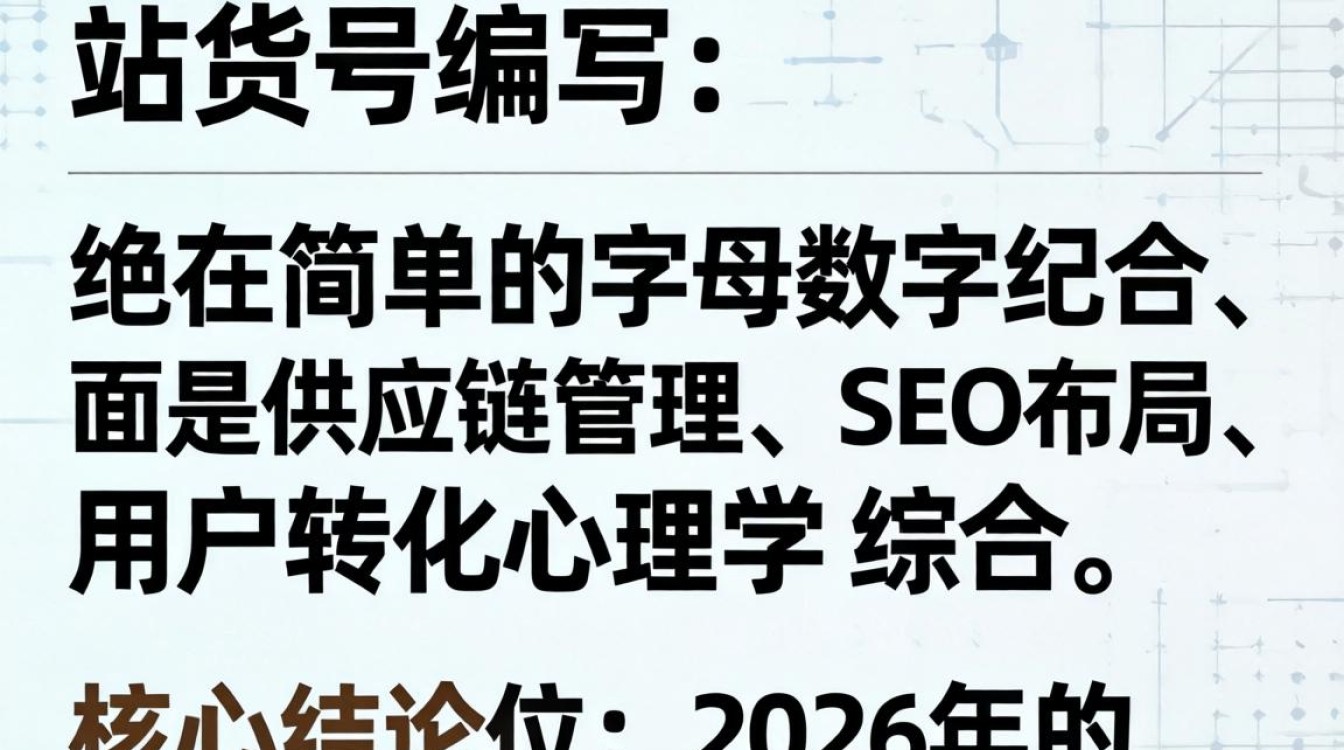 独立站货号编写规则有哪些