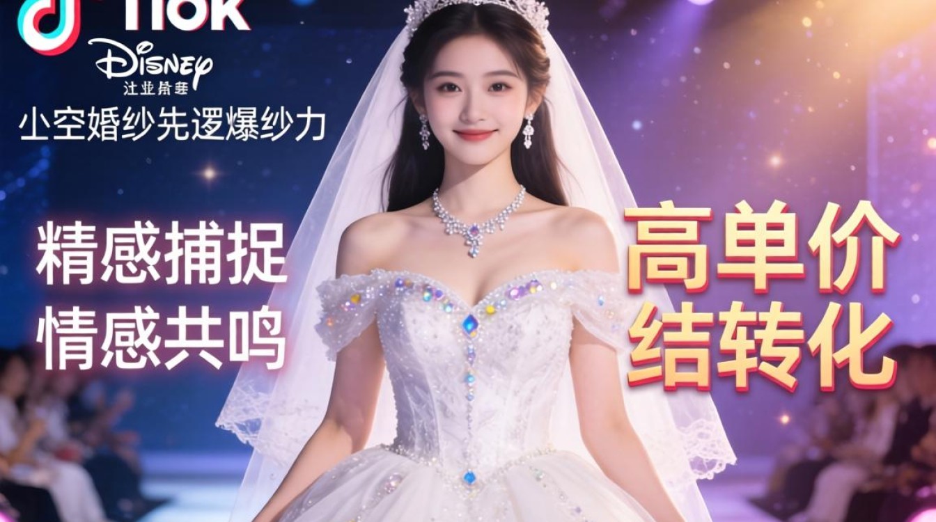 TikTok迪士尼公主婚纱如何变现