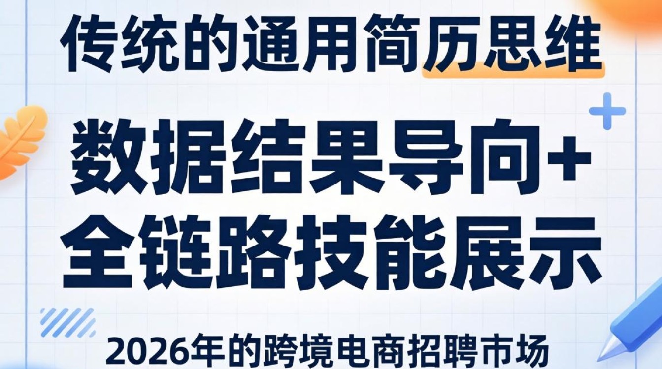 独立站求职简历怎么写好