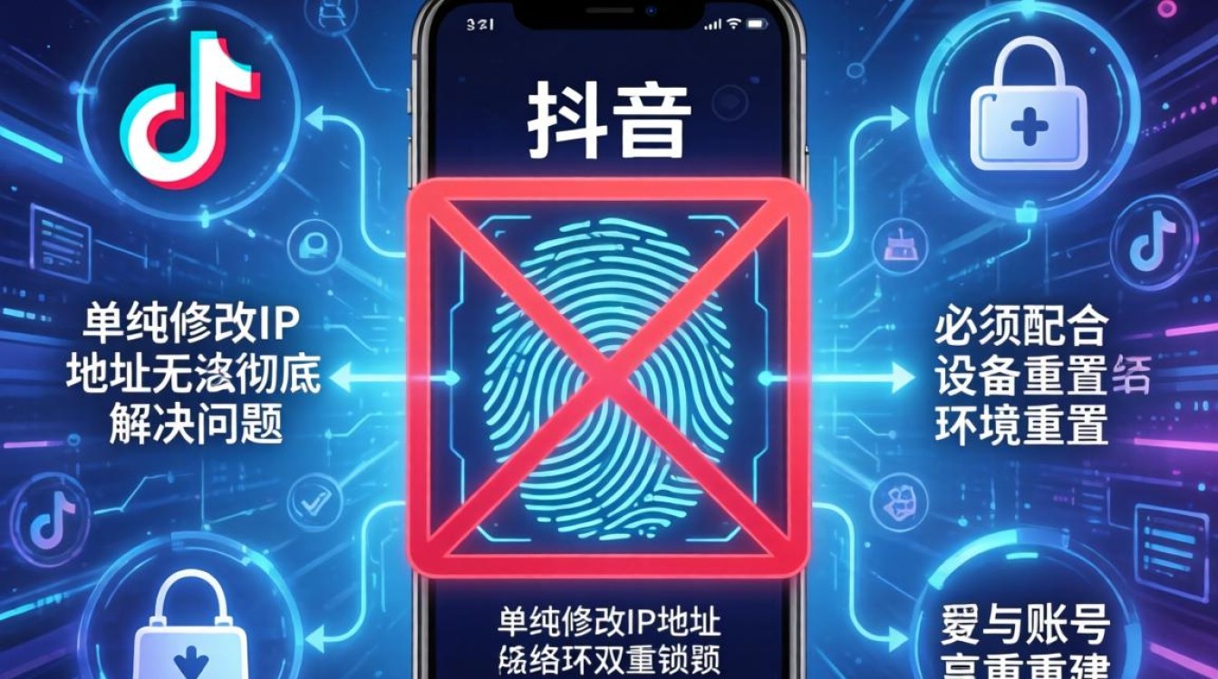 抖音封禁设备换IP还能注册吗