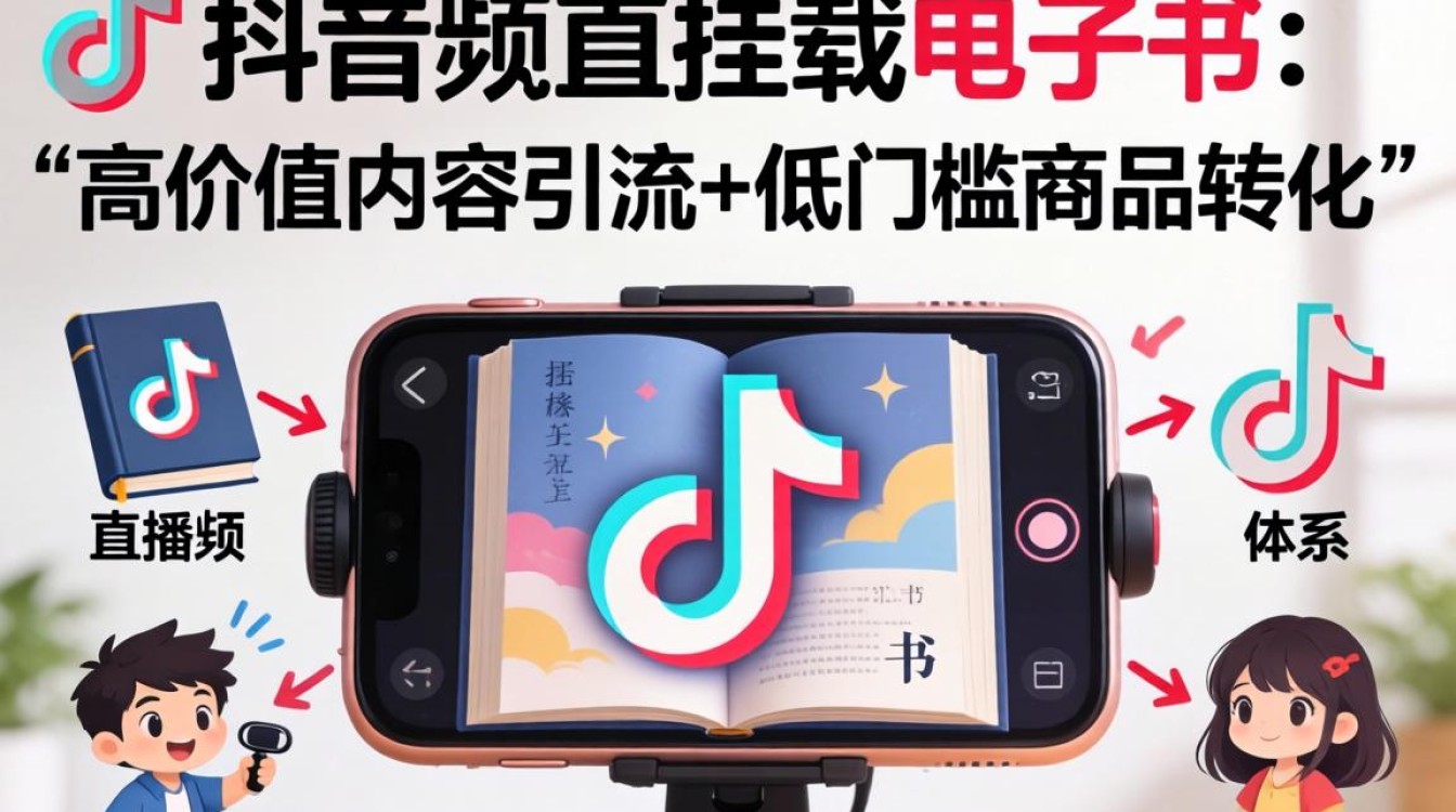 抖音怎么挂电子书卖书