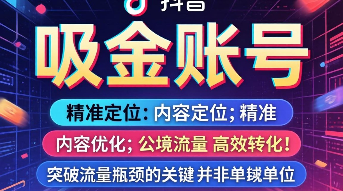 抖音吸金账号怎么做推广?抖音推广如何突破流量瓶颈 抖音推广如何突破流量瓶颈