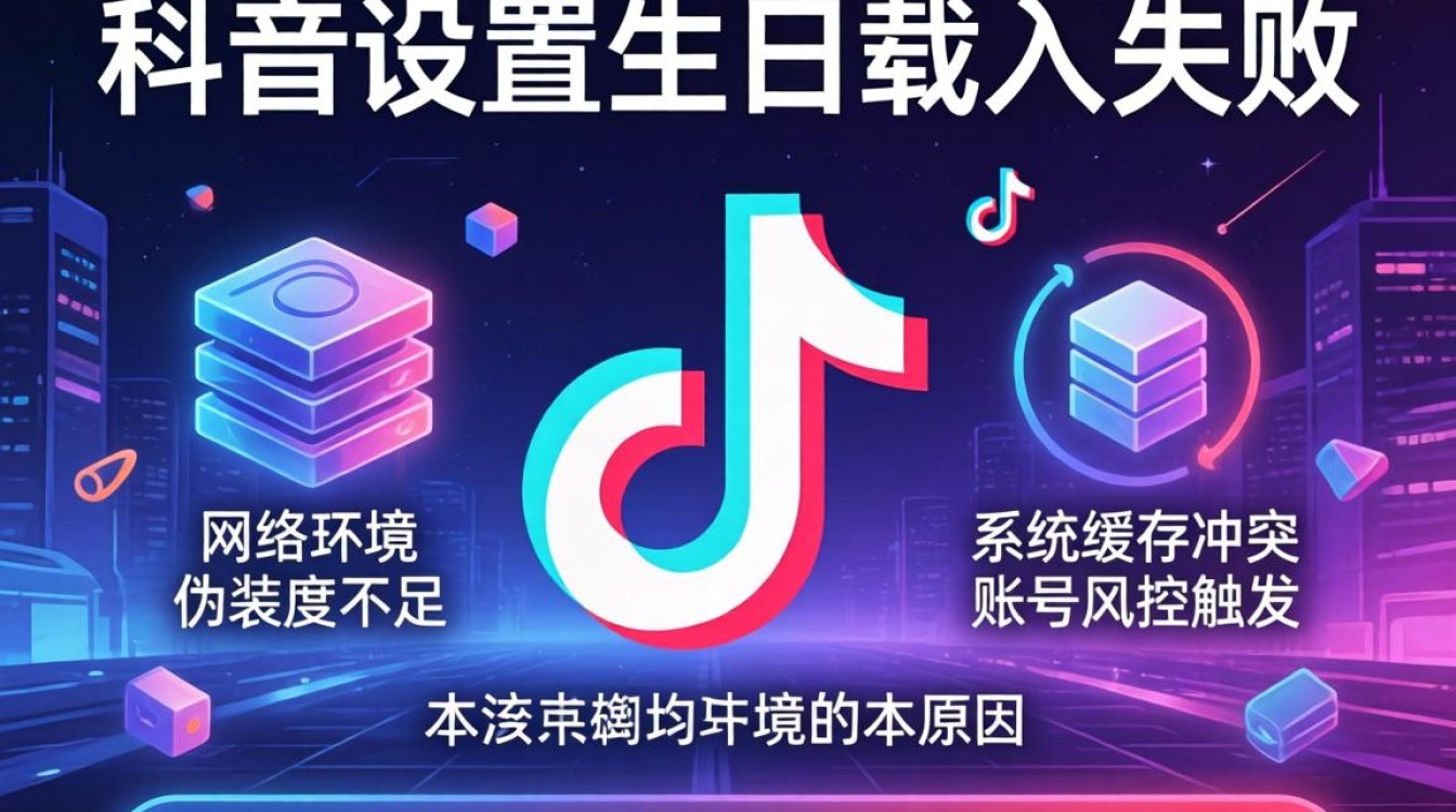 TikTok设置生日载入失败怎么办