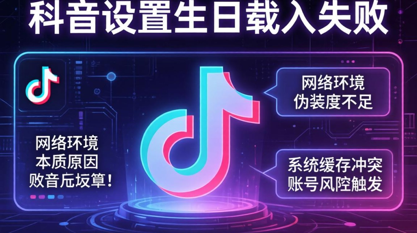 TikTok设置生日载入失败怎么办