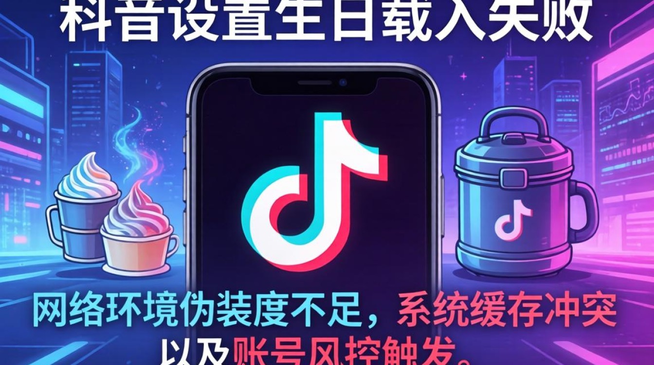 TikTok设置生日载入失败怎么办