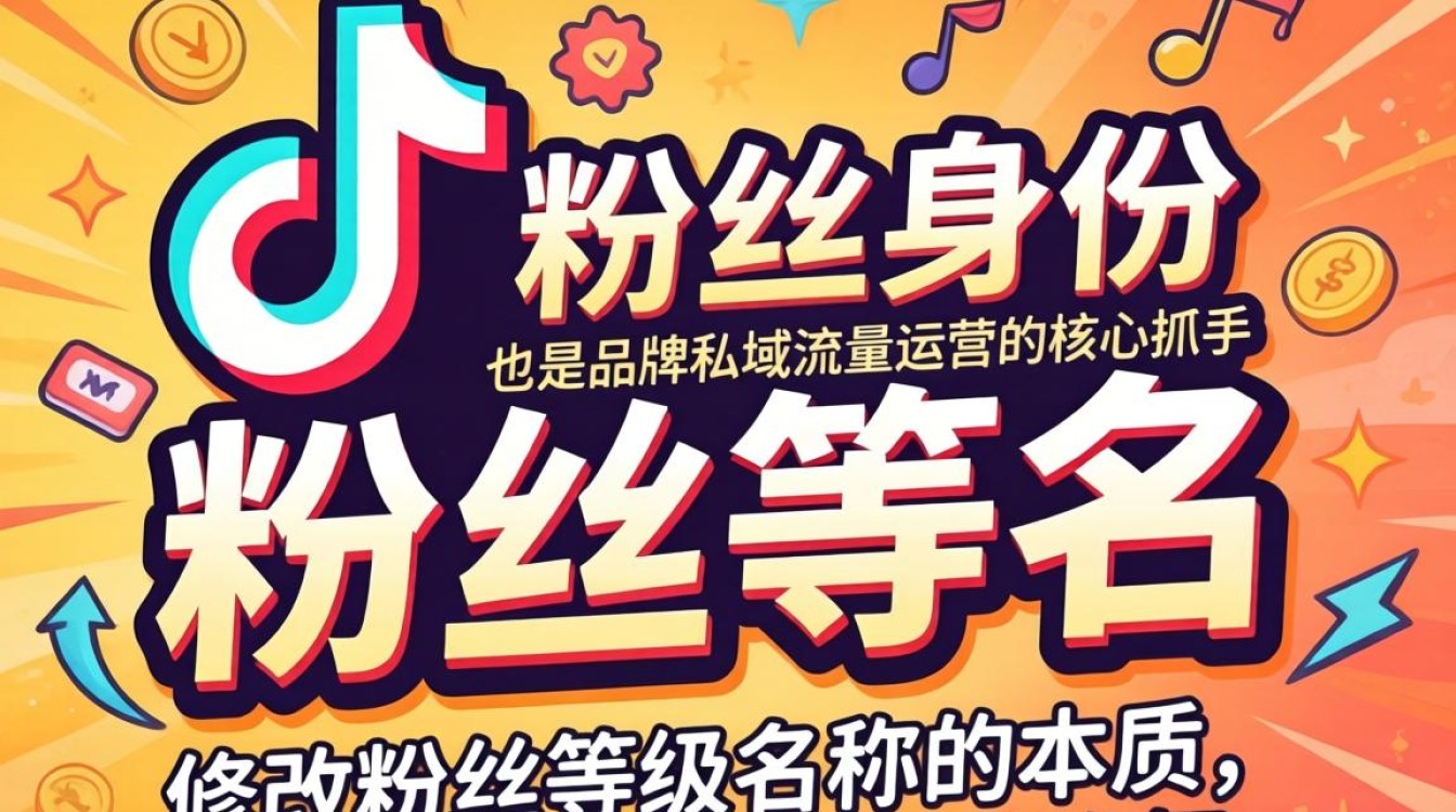 抖音粉丝等级名称修改方法