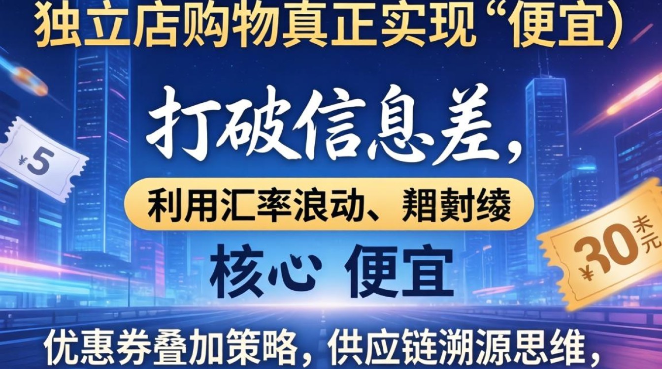怎么去独立站购物便宜?独立站购物省钱攻略与运营技巧 独立站购物省钱攻略与运营技巧
