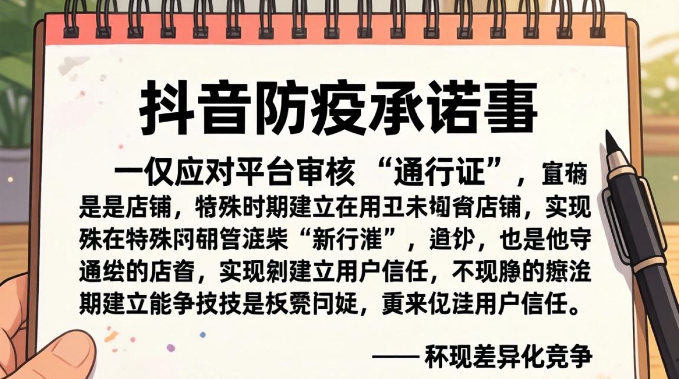 抖音防疫承诺书模板范文