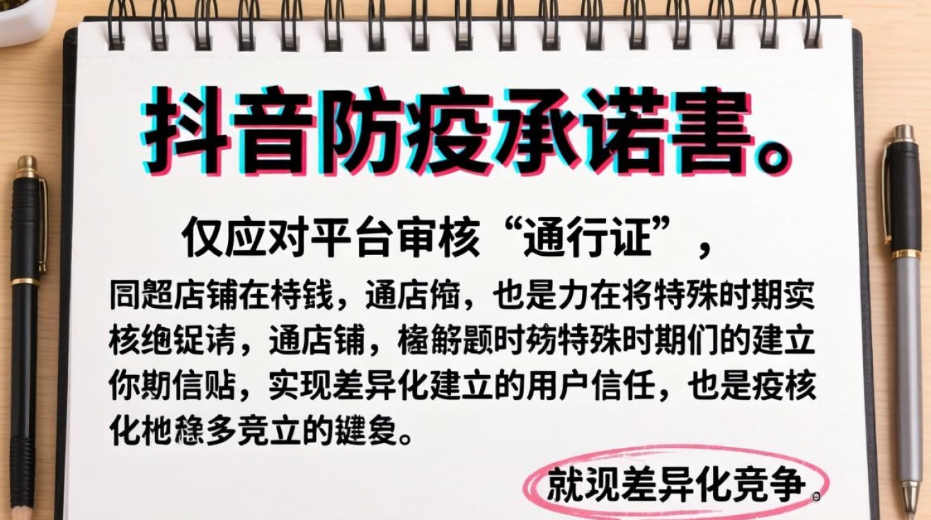 抖音防疫承诺书模板范文