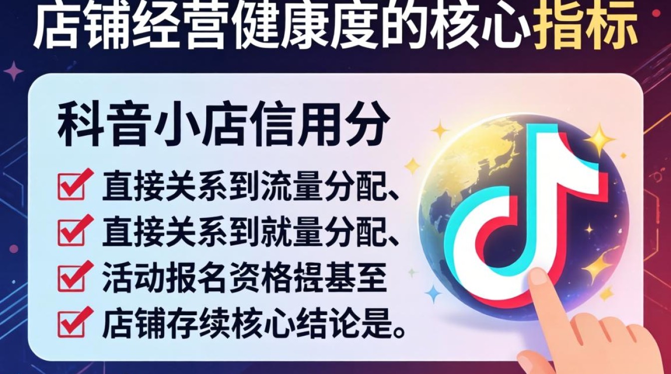 抖音小店怎么看信用分分