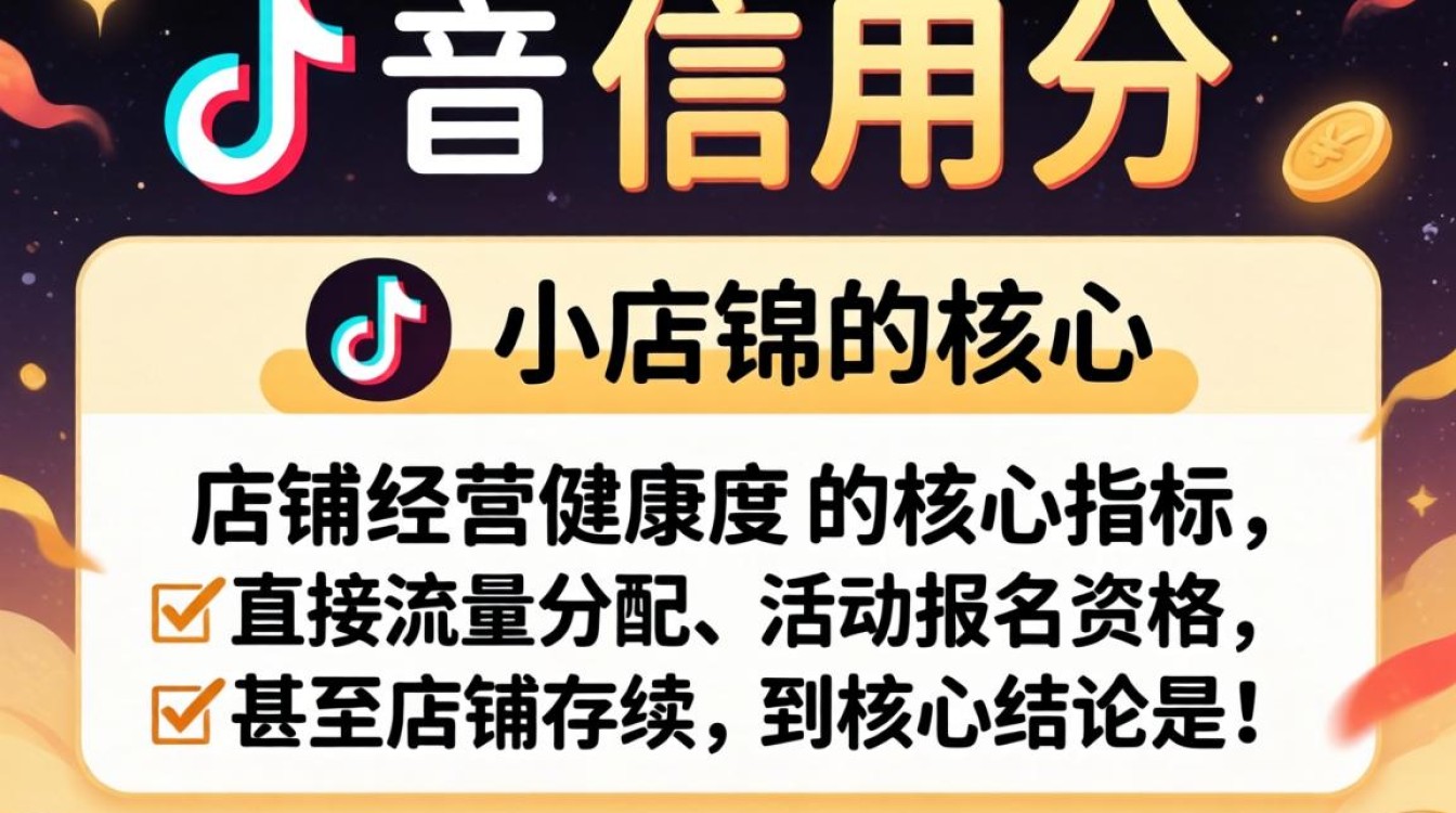 抖音小店怎么看信用分分