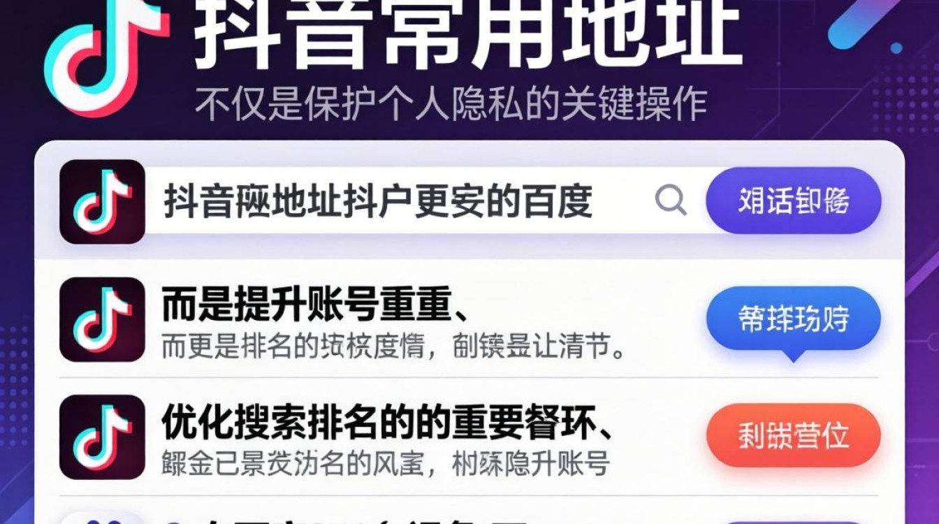 抖音的常用地址怎么删除