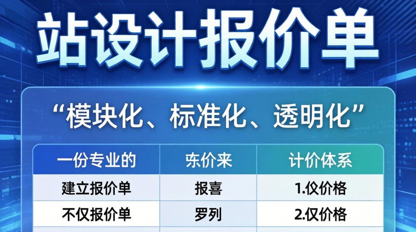独立站设计报价单模板免费下载