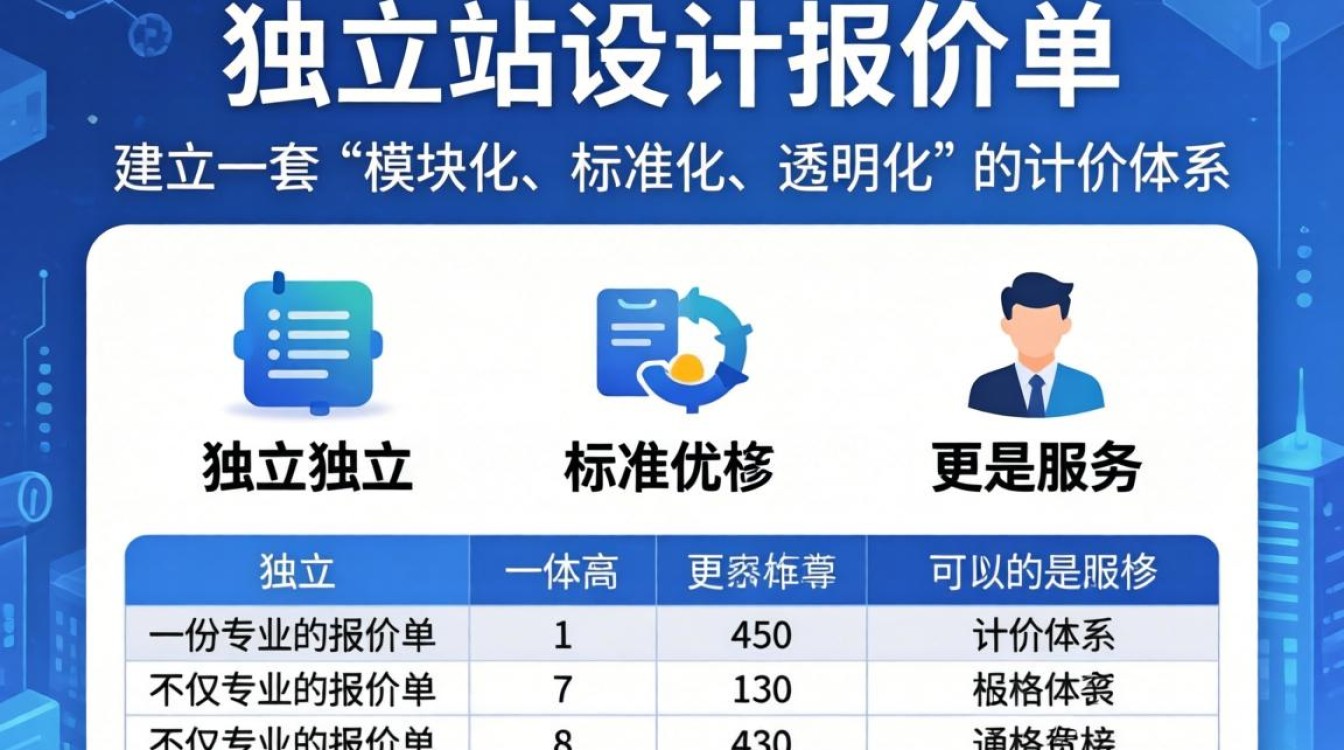 独立站设计报价单模板免费下载