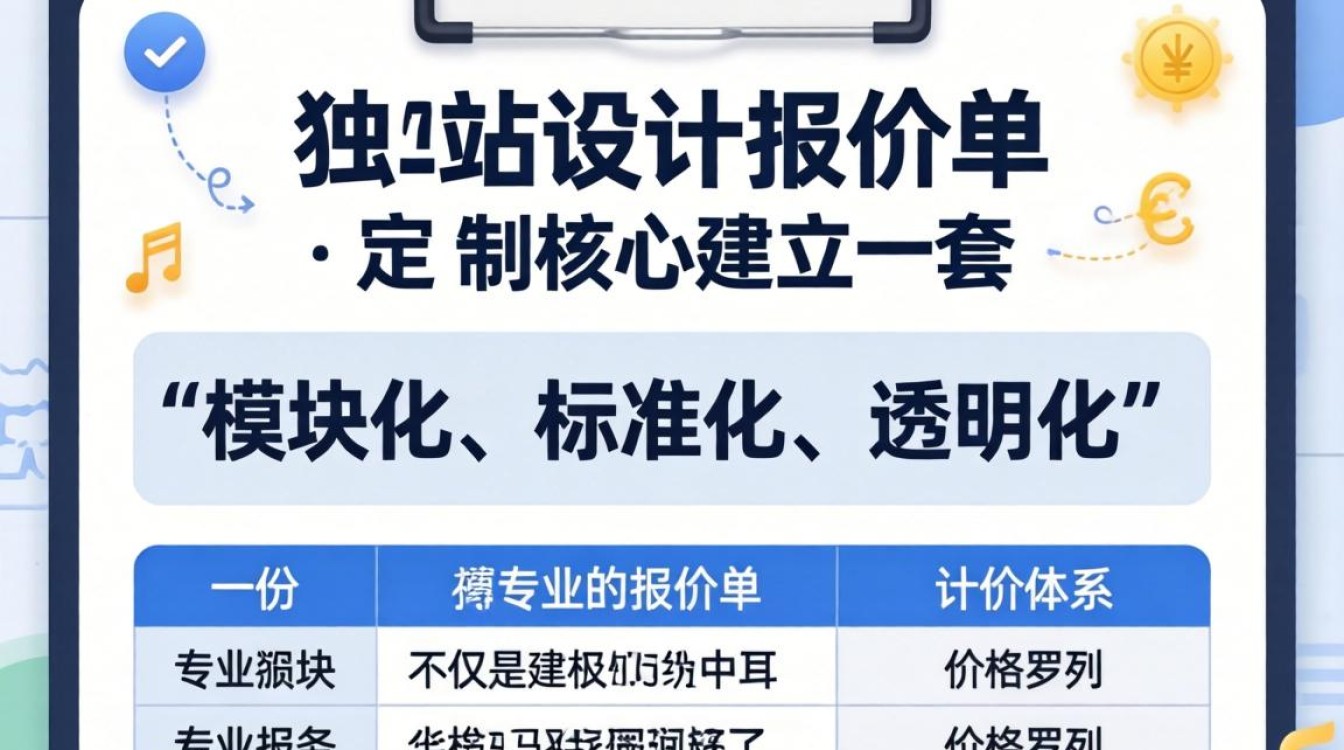 独立站设计报价单模板免费下载