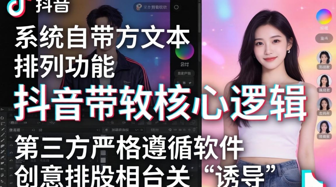 抖音页面文字怎么横放的