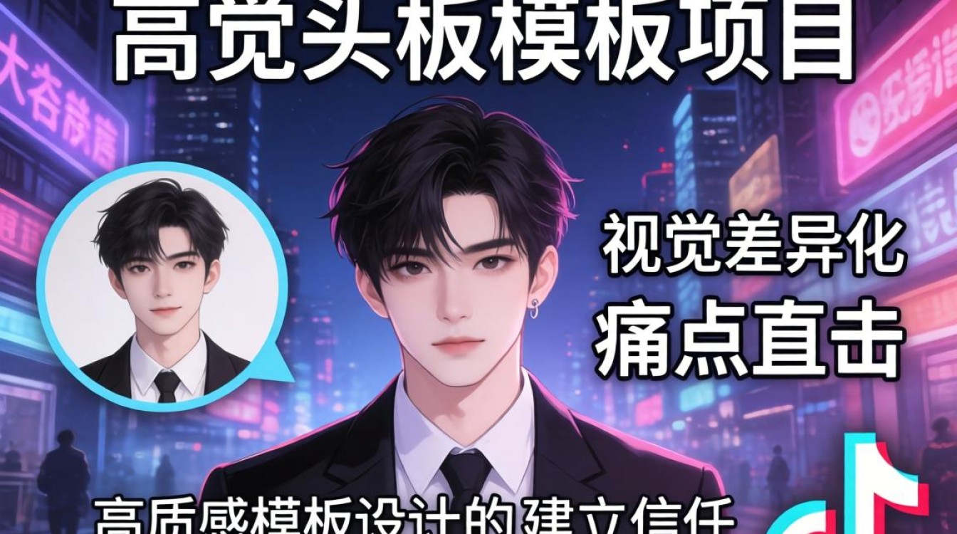 抖音怎么做高级头像模板