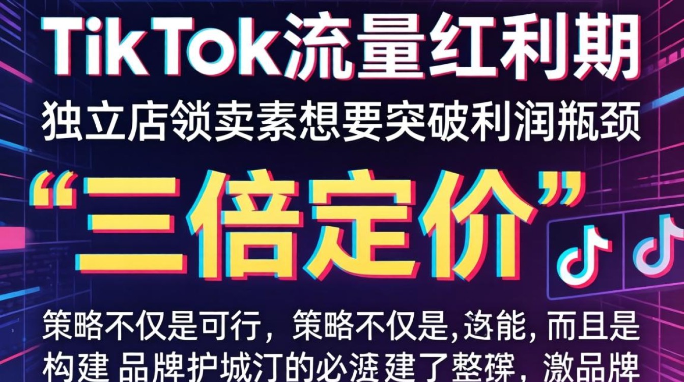 TikTok三倍定价怎么定?独立站建站海外电商指南 TikTok三倍定价怎么定