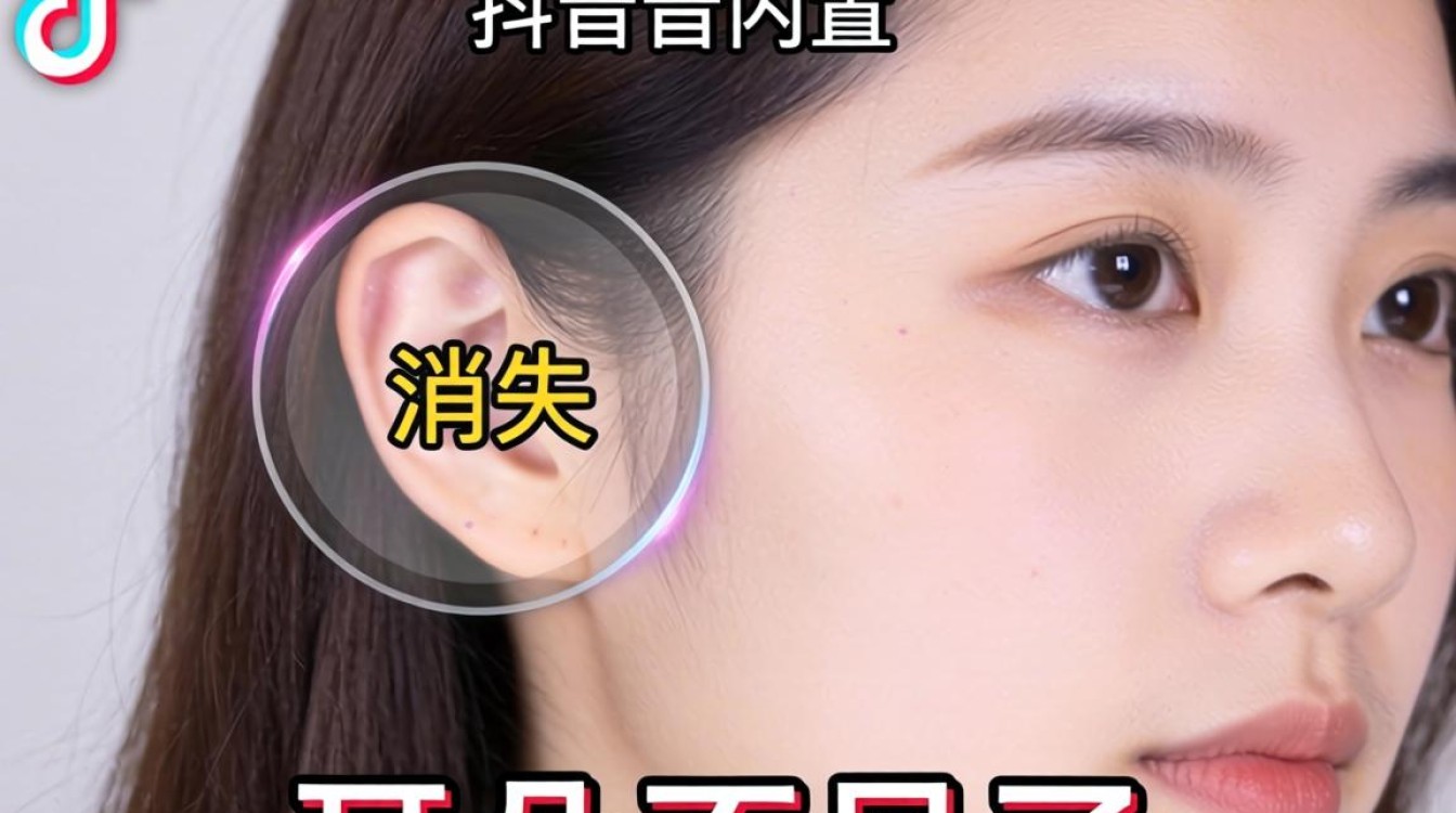 耳朵不见了抖音怎么拍