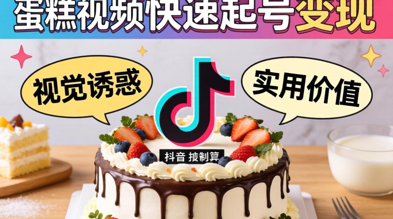 抖音蛋糕视频运营教程新手必看