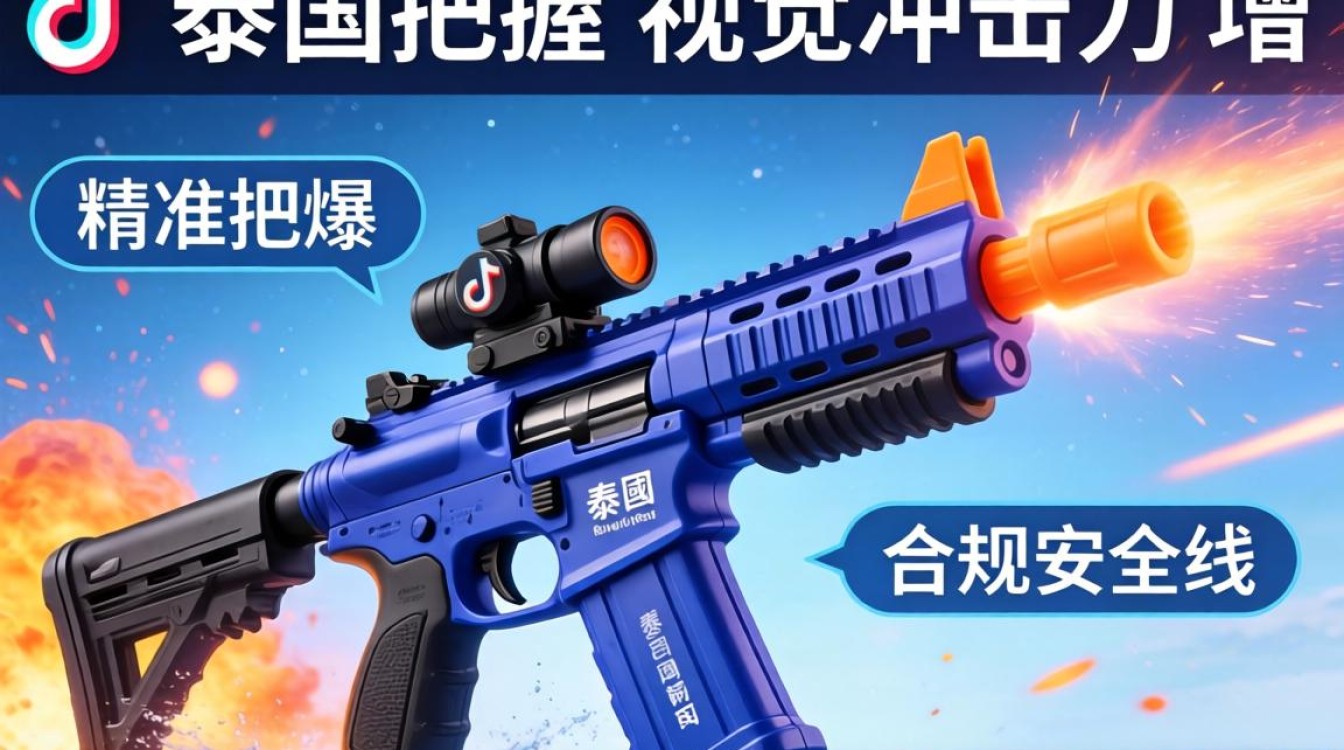 泰国tiktok玩具枪怎么推广?玩具枪流量密码是什么 泰国tiktok玩具枪怎么推广