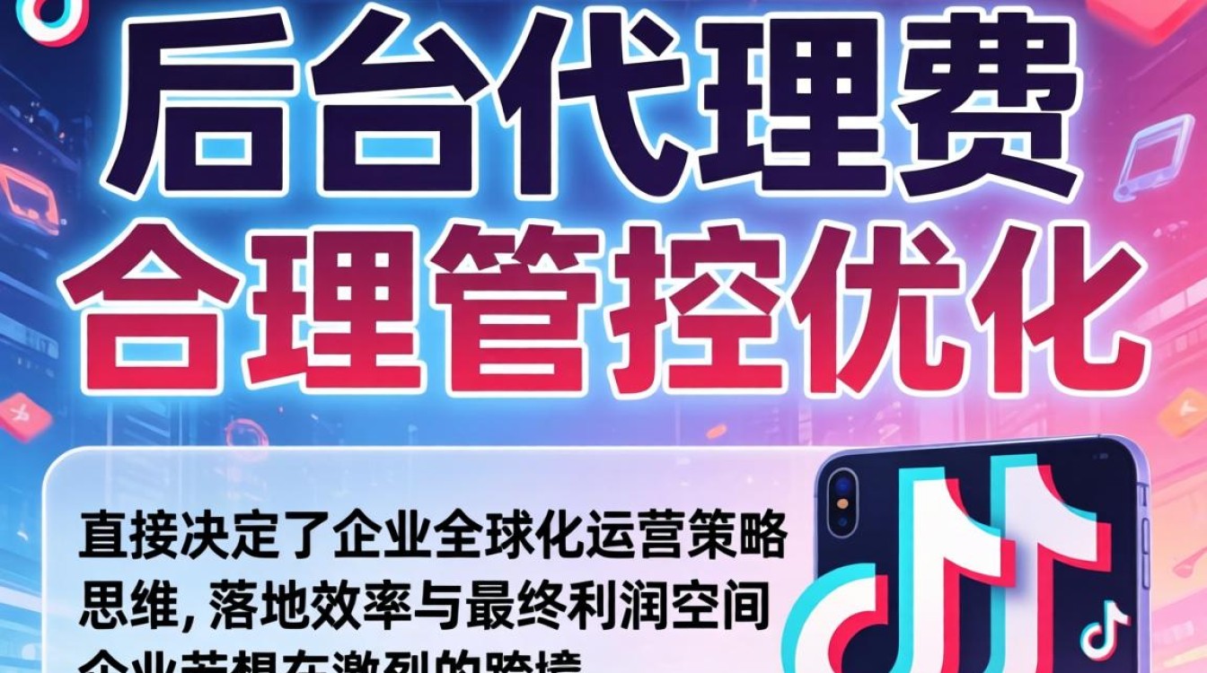 TikTok后台代理费多少